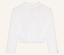 Dirndlbluse VIOLA aus Spitze mit 3/4-Arm