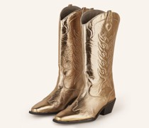 Cowboy Boots DOLLY - GOLD