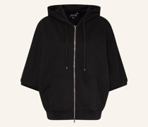 Sweatjacke mit 3/4-Arm