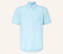 Kurzarm-Hemd Regular Fit mit Leinen