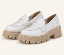 Plateau-Loafer - WEISS