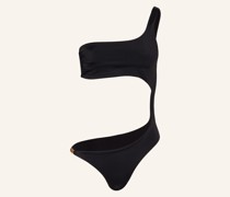 One-Shoulder-Badeanzug mit Cut-out