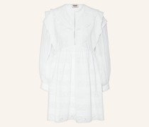 Kleid mit Lochspitze