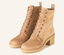 Schnürstiefeletten FOSTER - CAMEL