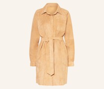 Hemdblusenkleid RUTH aus Leder