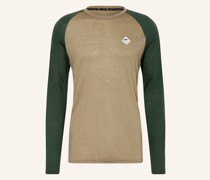 Longsleeve mit Merinowolle