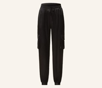 Cargohose aus Satin
