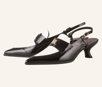 Slingpumps SHIRLEY - SCHWARZ/ WEISS