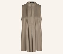 Satinbluse