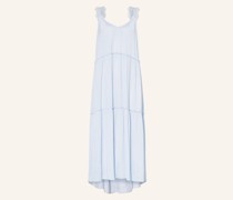 Kleid mit Rüschen und Spitze