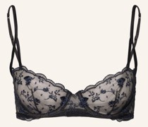Balconette-BH MIDNIGHT BOTANICA aus Seide