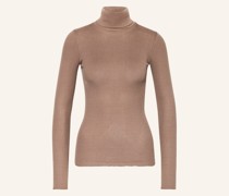 Rollkragenshirt BABETTE aus Seide