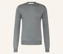 Cashmere-Pullover mit Seide