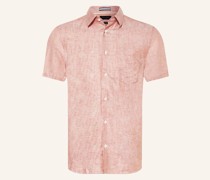 Kurzarm-Hemd KINGFRD Regular Fit mit Leinen