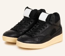 Hightop-Sneaker - SCHWARZ