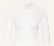 Jersey-Poloshirt mit 3/4-Arm