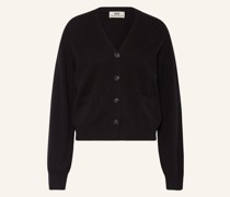 Cropped-Strickjacke aus Cashmere