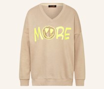 Sweatshirt mit Schmucksteinen