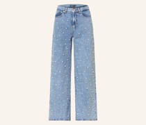 Flared Jeans PENBEARL mit Perlen