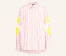 Oversized-Hemdbluse DOROTHY mit Pailletten