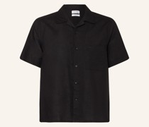 Kurzarm-Hemd Regular Fit mit Leinen