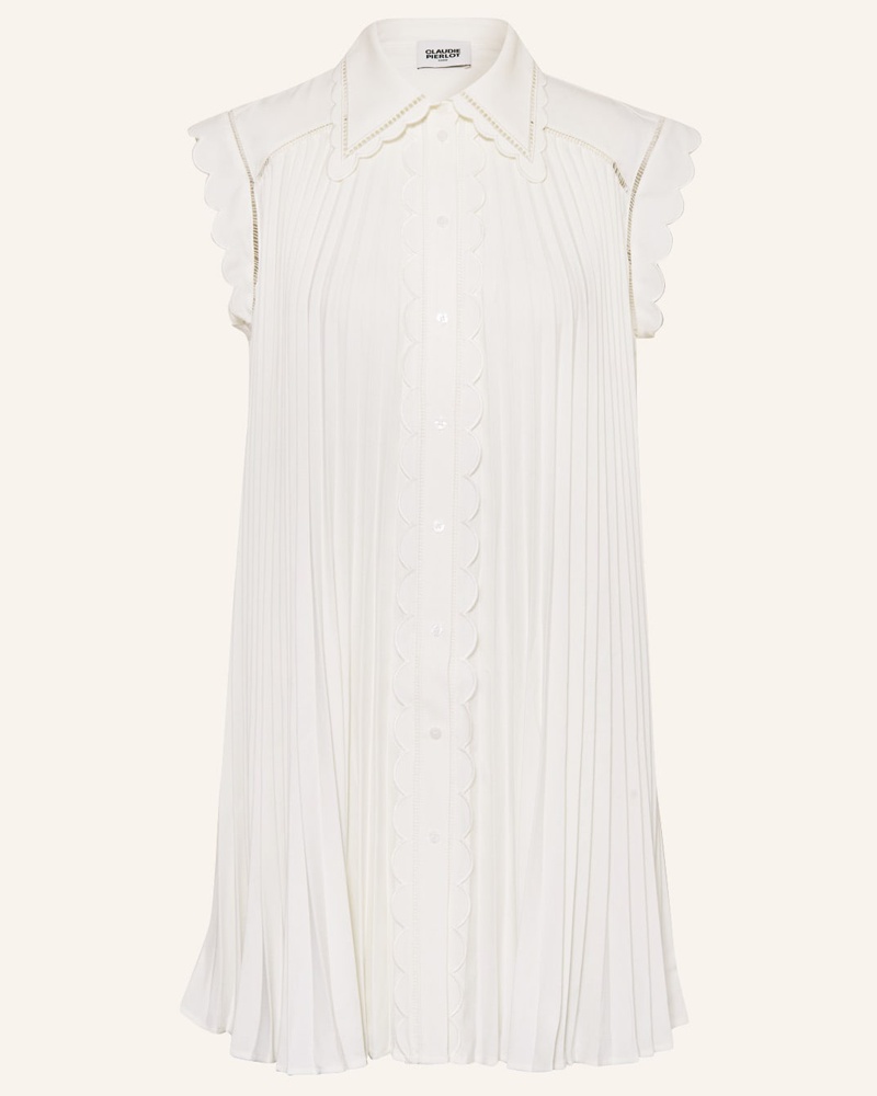 Claudie Pierlot Damen Plisseekleid RAMO mit Spitze