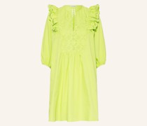Kleid mit Lochspitze