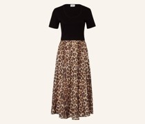 Kleid TULIPE im Materialmix