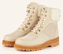 Schnürboots LINN - CREME