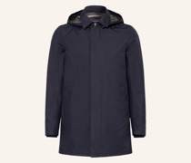 Regenjacke mit abnehmbarer Kapuze