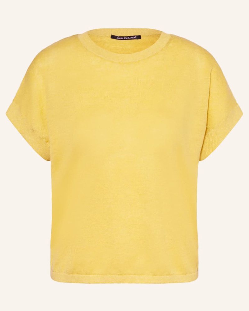 Luisa Cerano Damen T-Shirt aus Leinen