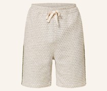 Tweed-Shorts mit Galonstreifen