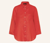 Leinenbluse mit 3/4-Arm