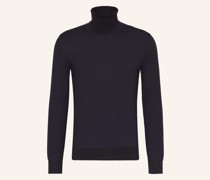 Cashmere-Pullover mit Seide