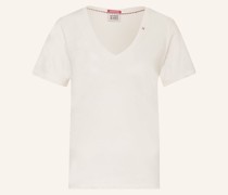 T-Shirt mit Leinen