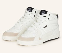 Hightop-Sneaker - WEISS/ BEIGE