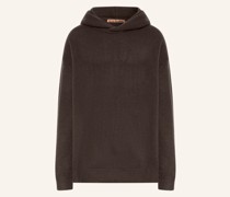 Strick-Hoodie mit Cashmere