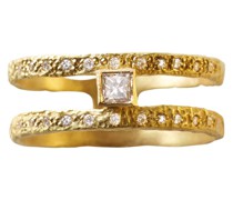 Ring GRAPHIC mit Diamanten