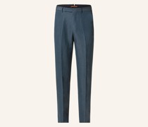 Anzughose Regular Fit mit Leinen