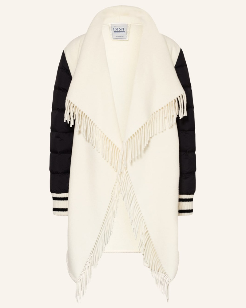 Moncler Damen Cape im Materialmix