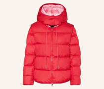 Daunenjacke mit abnehmbarer Kapuze