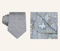 Set DANNY: Krawatte und Einstecktuch