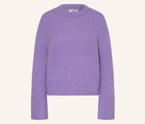 Oversized-Pullover mit Alpaka