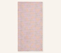 Cashmere-Schal mit Seide