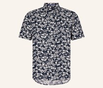 Kurzarm-Hemd Regular Fit mit Leinen