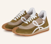 Sneaker FLOW RUNNER - OLIV/ WEISS
