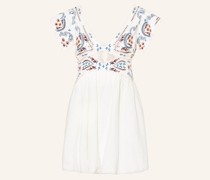 Kleid RAMBLING ROADS mit Leinen und Cut-outs