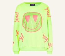 Sweatshirt mit Schmucksteinen
