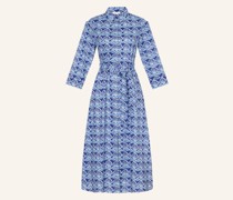 Hemdblusenkleid mit 3/4-Arm