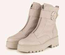 Biker Boots - CREME